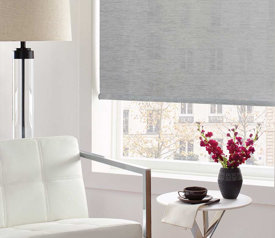 soft gray solar shades
