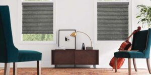 two chairs in living room with color inspiration from the pantone palette